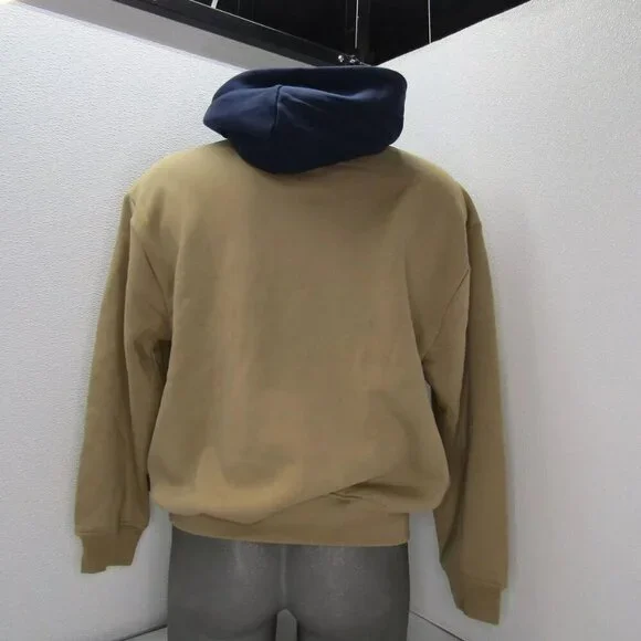 NEW GAP X DAP Mens Hoodie Perfect Khaki Beige/Navy Size M Logo Harlem Pullover